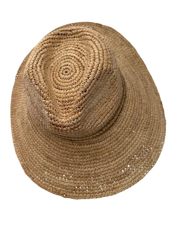NWT HAT ATTACK Sadona Rancher Hat Natural/ Tobacco Womens Size One Size main image 5